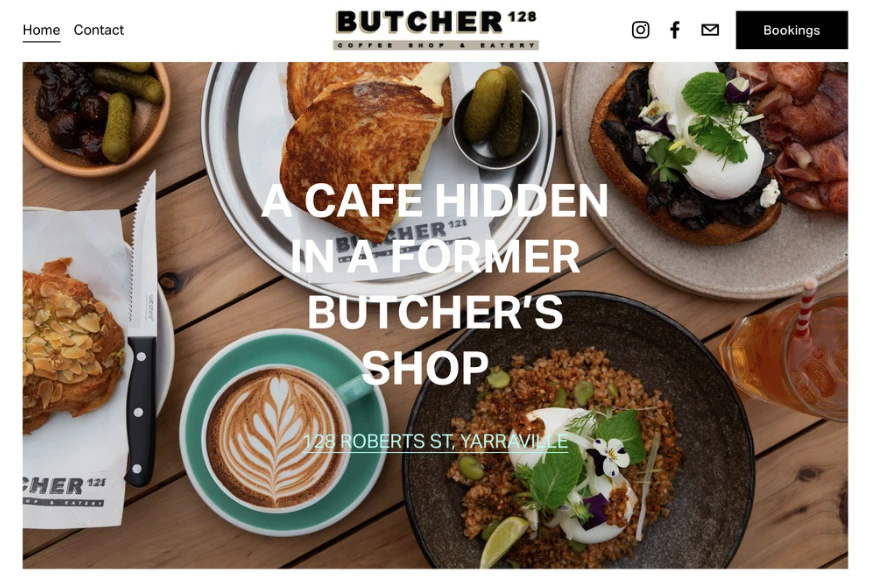 Butcher 128 website
