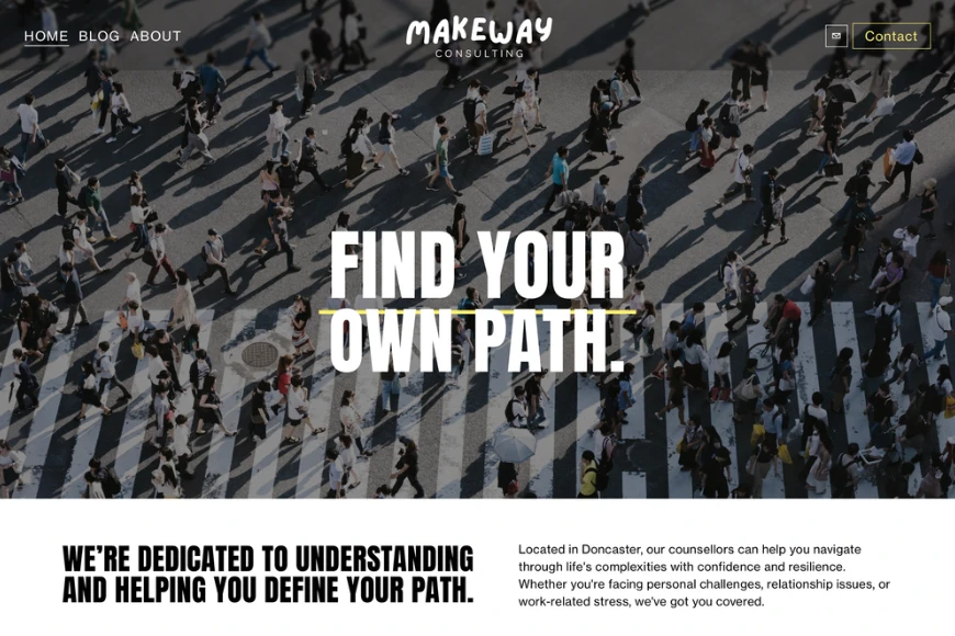 Makeway Consulting website